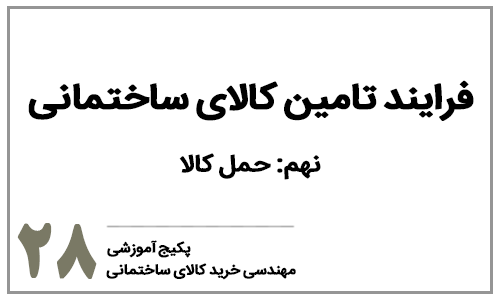 خرید کالای ساختمانی - بخش بیست و هشتم: اصول و فرایند حمل کالا